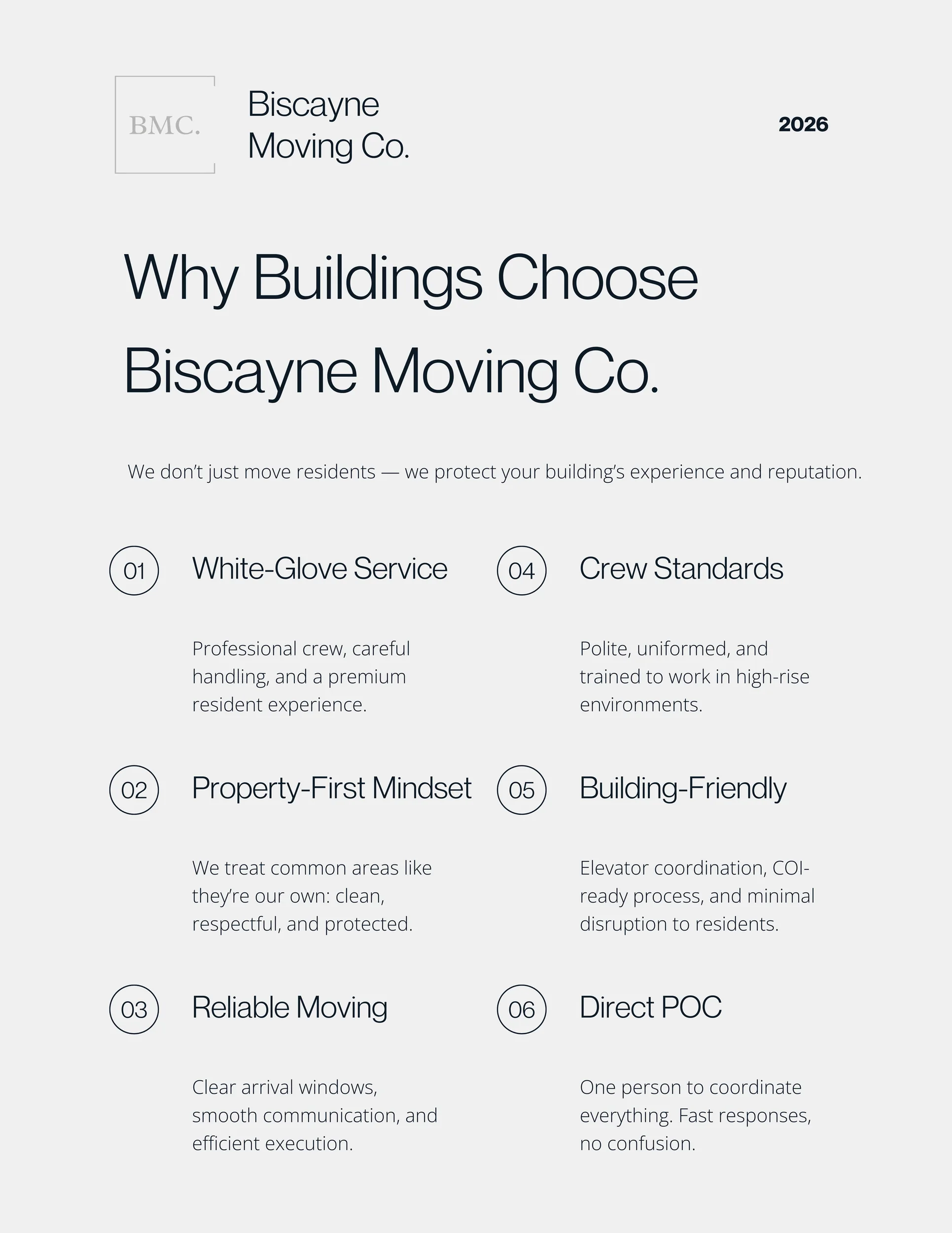 Biscayne Moving Co. Preferred Moving Partner Proposal page 2
